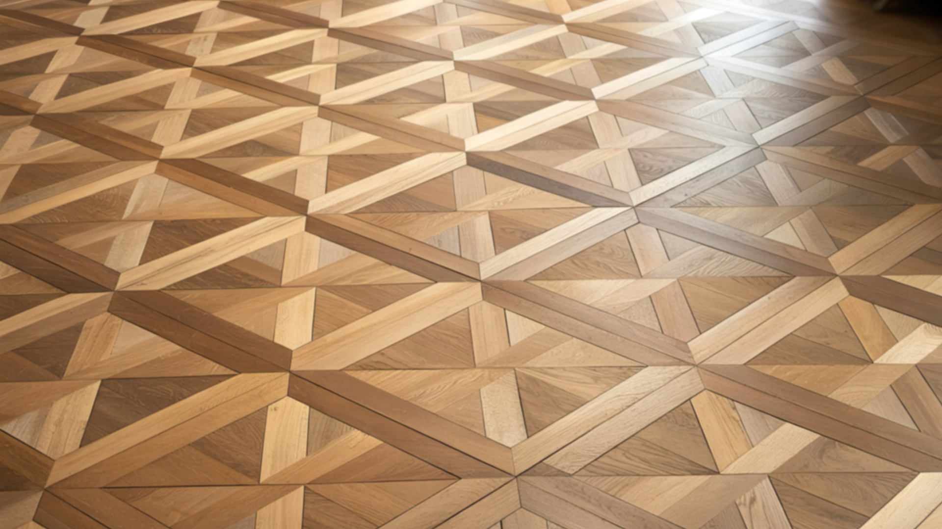Parquet wood floor pattern installed by Ardon's Flooring in Los Angeles